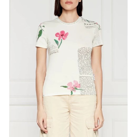 Desigual T-shirt MIRNA | Slim Fit ze sklepu Gomez Fashion Store w kategorii Bluzki damskie - zdjęcie 172253233