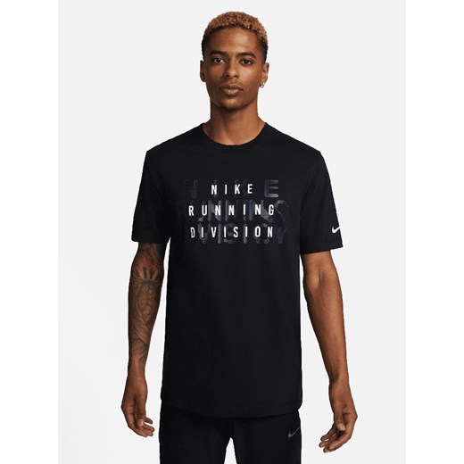 Nike Koszulka w kolorze czarnym do biegania ze sklepu Limango Polska w kategorii T-shirty męskie - zdjęcie 172253423