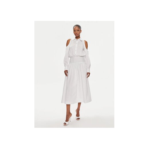 Pinko Sukienka koszulowa Hazzard 103630 A1X8 Biały Regular Fit ze sklepu MODIVO w kategorii Sukienki - zdjęcie 172254694