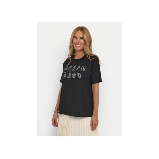 Kaffe T-Shirt Jenny 10508462 Czarny Regular Fit ze sklepu MODIVO w kategorii Bluzki damskie - zdjęcie 172254763