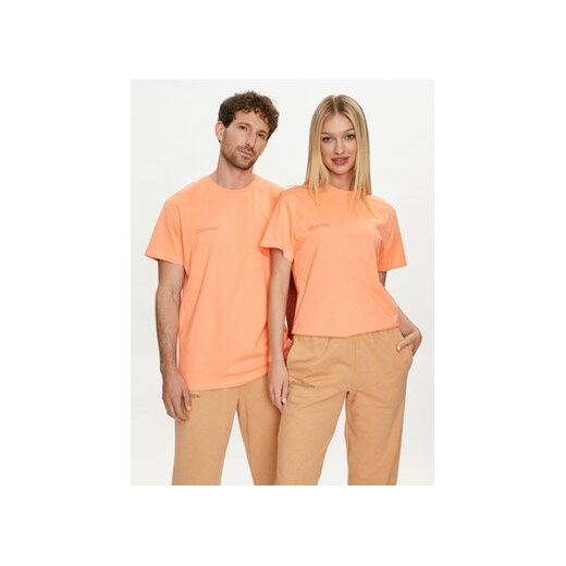 Pangaia T-Shirt Tropics 365 Midweight Pomarańczowy Regular Fit ze sklepu MODIVO w kategorii Bluzki damskie - zdjęcie 172255151