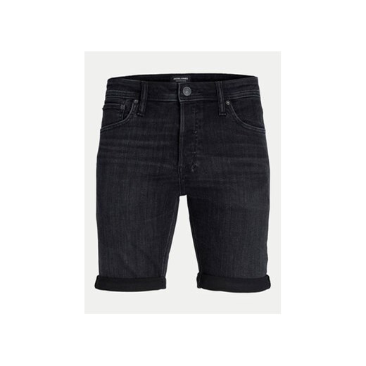 Jack&Jones Szorty jeansowe Jjirick 12250177 Czarny Regular Fit ze sklepu MODIVO w kategorii Spodenki męskie - zdjęcie 172256484