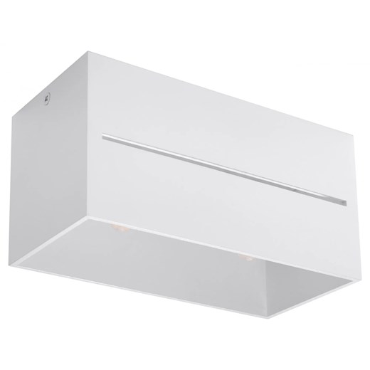 Biały geometryczny plafon LED - EX510-Lobi Lumes One Size wyprzedaż Edinos.pl