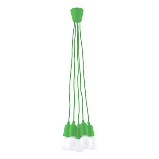 Zielona loftowa lampa wisząca - EX543 F5-S95 ze sklepu Edinos.pl w kategorii Lampy wiszące - zdjęcie 172256703
