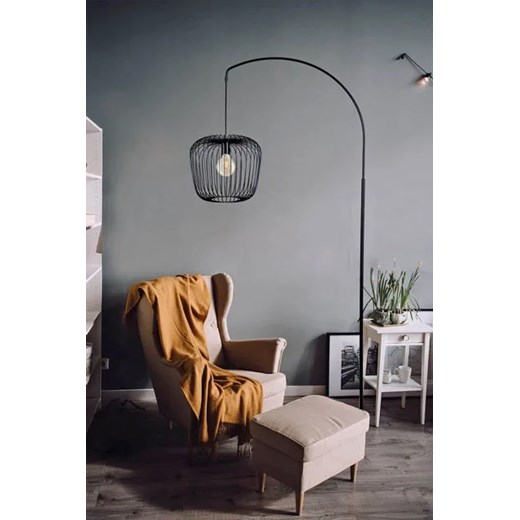 Industrialna lampa podłogowa druciana - S568-Presta Lumes One Size Edinos.pl
