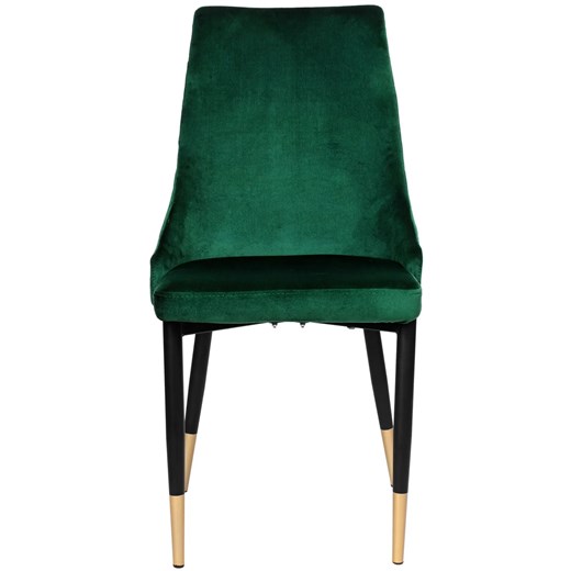 Zielone krzesło glamour z pikowanym tyłem - Mosi Elior One Size Edinos.pl