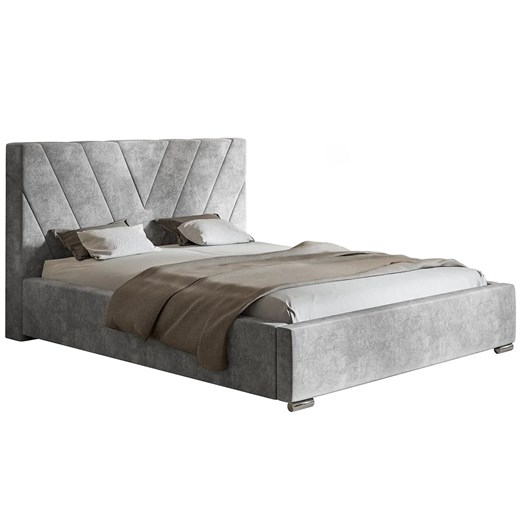 Pojedyncze łóżko ze schowkiem 120x200 Orina 3X - 36 kolorów ze sklepu Edinos.pl w kategorii Łóżka i materace - zdjęcie 172257671