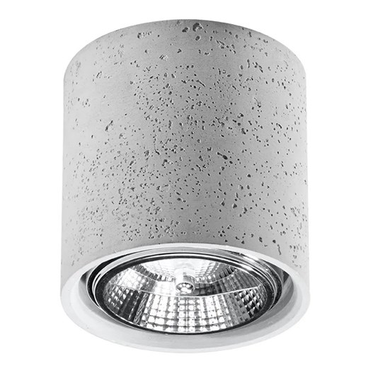 Okrągły loftowy plafon z betonu - 4X EX578 E9-W93 ze sklepu Edinos.pl w kategorii Lampy sufitowe - zdjęcie 172257682