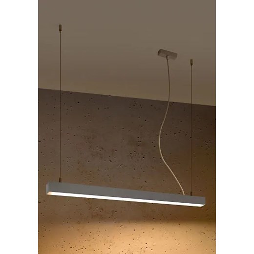 Srebrna lampa wisząca LED liniowa 4000 K - EX618-Pini Lumes One Size Edinos.pl