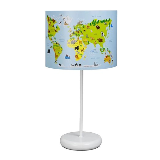 Lampka nocna dla dzieci z mapą świata - 5X A327 B8-B23 ze sklepu Edinos.pl w kategorii Lampy dziecięce - zdjęcie 172258091