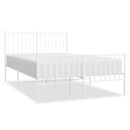 Białe metalowe łóżko industrialne 120x200 cm - Romaxo Elior One Size Edinos.pl