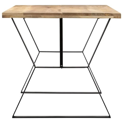 Stół w stylu loft z litego drewna Javis – brązowy Elior One Size Edinos.pl