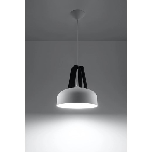 Biała lampa w stylu skandynawskim - EX516-Casko Lumes One Size Edinos.pl