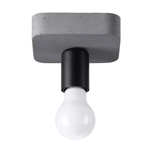 Industrialny betonowy pojedynczy plafon - A368-Enro Lumes One Size okazja Edinos.pl