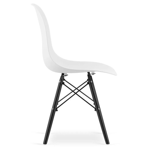 Komplet białych skandynawskich krzeseł 4 szt. - Naxin 3S Elior One Size Edinos.pl