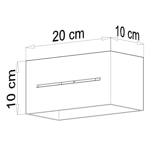 Biały geometryczny plafon LED - EX510-Lobi Lumes One Size okazja Edinos.pl