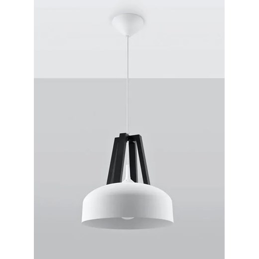 Biała lampa w stylu skandynawskim - EX516-Casko Lumes One Size Edinos.pl