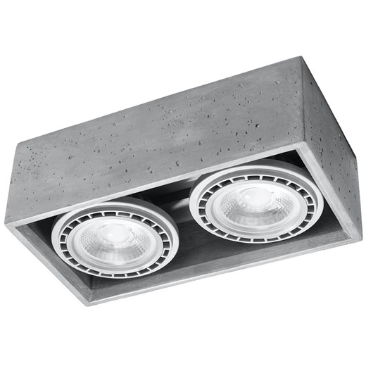 Betonowy plafon industrialny - EX679 D7-K20 ze sklepu Edinos.pl w kategorii Lampy sufitowe - zdjęcie 172259413