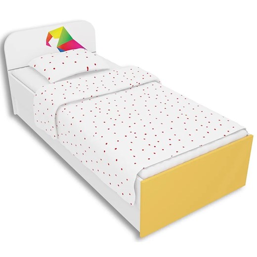 Białe łóżko dziecięce 90x200 Elif 9X - 3 kolory Elior One Size Edinos.pl
