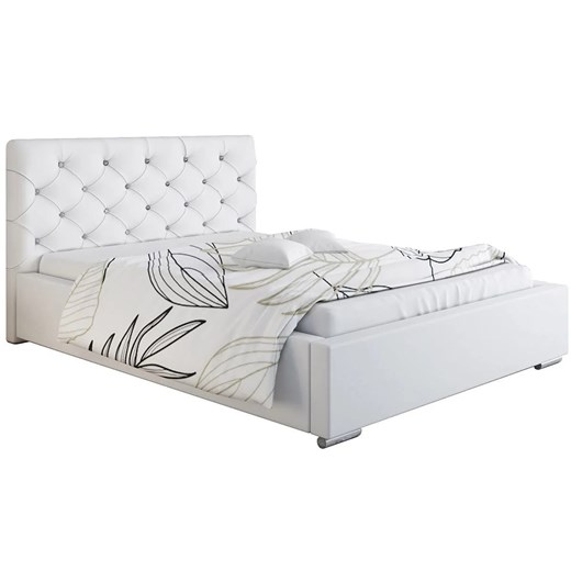 Tapicerowane łóżko z zagłówkiem 120x200 Loran 3X - 36 kolorów Elior One Size Edinos.pl