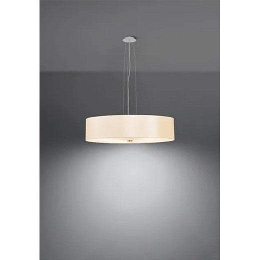 Biały minimalistyczny okrągły żyrandol - EX699-Skalo Lumes One Size Edinos.pl