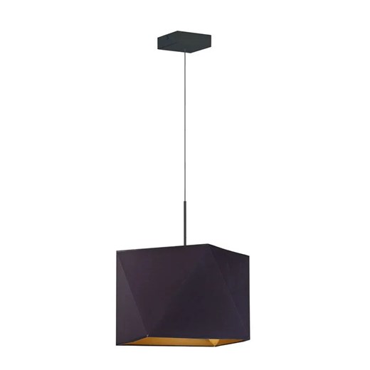 Lampa wisząca z abażurem na czarnym stelażu - EX306-Marsylex - 5 kolorów Lumes One Size Edinos.pl