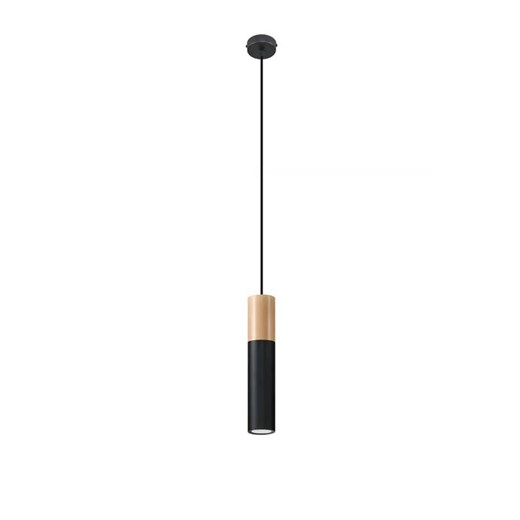 Czarna pojedyncza lampa wisząca - EX544-Pables Lumes One Size Edinos.pl