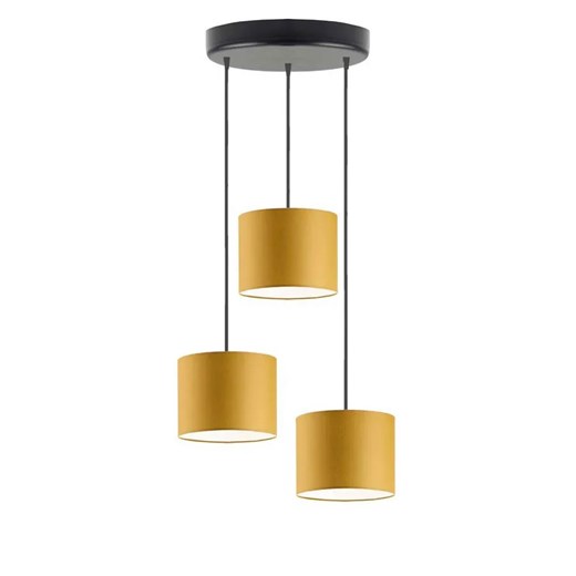 Regulowana lampa wisząca na czarnym stelażu - EX442-Pueblis - 18 kolorów Lumes One Size Edinos.pl