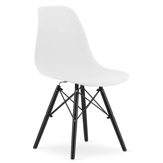 Komplet białych skandynawskich krzeseł 4 szt. - Naxin 3S Elior One Size Edinos.pl