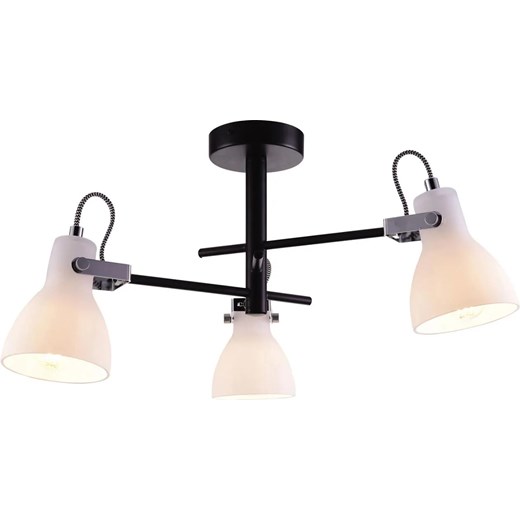 Czarny potrójny loftowy żyrandol - S596 A3-P35 ze sklepu Edinos.pl w kategorii Lampy wiszące - zdjęcie 172260740