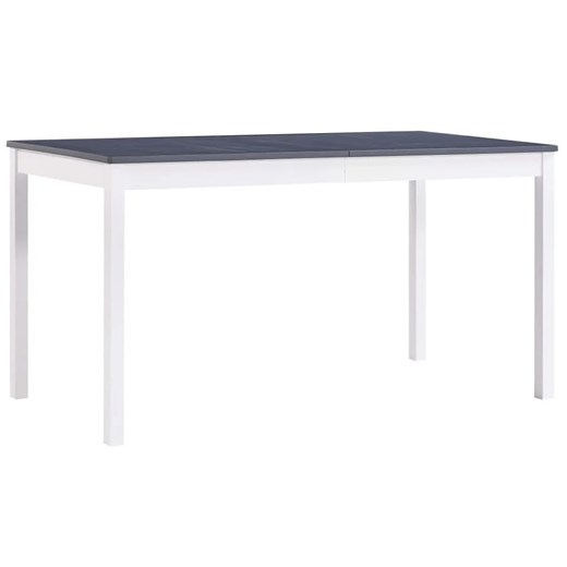 Biało-szary stół sosnowy – Elmor 2X ze sklepu Edinos.pl w kategorii Stoły - zdjęcie 172260841