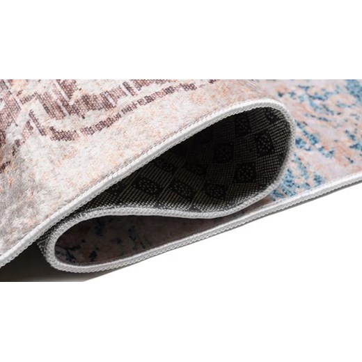 Brązowo-niebieski dywan orientalny do salonu - Befadi 4X Profeos One Size Edinos.pl