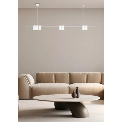 Duży biały żyrandol - K405-Tyos Lumes One Size Edinos.pl