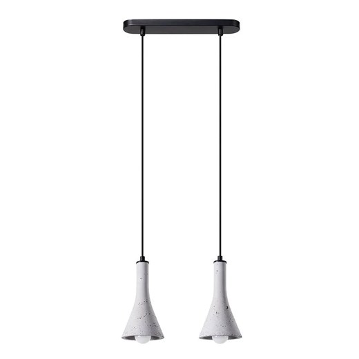 Podwójna betonowa lampa wisząca loft - 3X A397 C3-N44 ze sklepu Edinos.pl w kategorii Lampy wiszące - zdjęcie 172261564