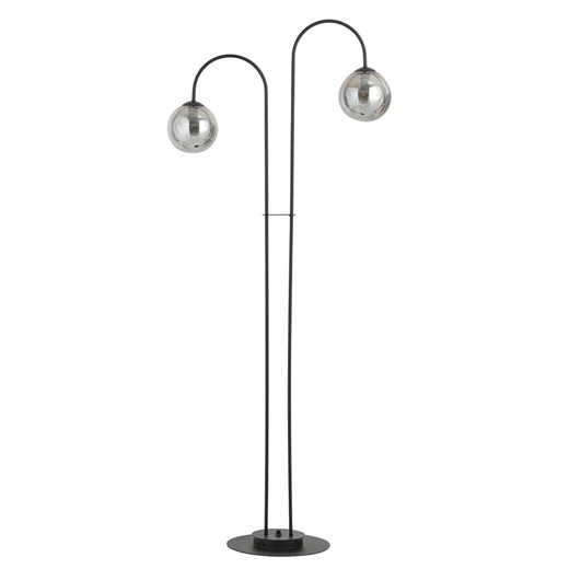 Loftowa lampa podłogowa z grafitowymi kloszami - 3X D117 N8-G02 ze sklepu Edinos.pl w kategorii Lampy podłogowe - zdjęcie 172262263
