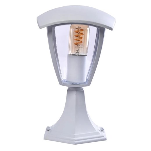 Mała lampa ogrodowa biała - N002-Xarius Lumes One Size Edinos.pl