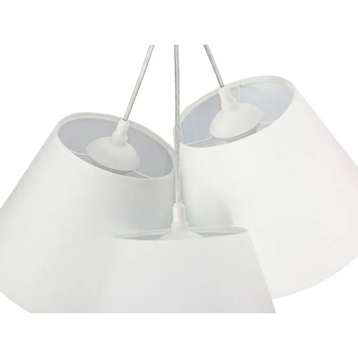 Biała nowoczesna lampa wisząca stożek - EXX67-Semina Lumes One Size Edinos.pl