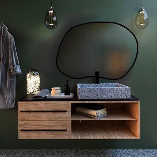 Lustro z oświetleniem ledowym 80x57 cm Volvero 4X - 4 kolory Elior One Size Edinos.pl