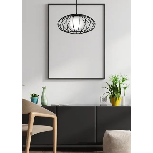 Czarna loftowa lampa wisząca - K439-Polot Lumes One Size Edinos.pl