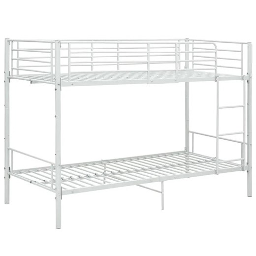 Białe Metalowe Łóżko Piętrowe 90X200 Cm G3-Z12 ze sklepu Edinos.pl w kategorii Łóżka i materace - zdjęcie 172264960