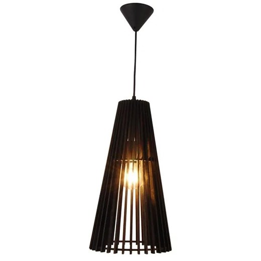 Lampa wisząca drewniany stożek - V038-Zenuti Lumes One Size Edinos.pl