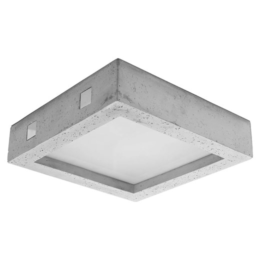 Kwadratowy plafon betonowy loft - 5X S182 B9-A40 ze sklepu Edinos.pl w kategorii Lampy sufitowe - zdjęcie 172265394