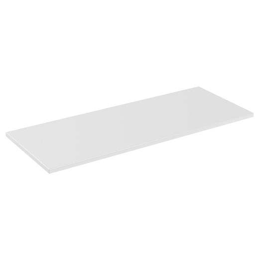 Biały blat do szafek umywalkowych 160 cm - Dione 6X ze sklepu Edinos.pl w kategorii Szafki i regały łazienkowe - zdjęcie 172265482