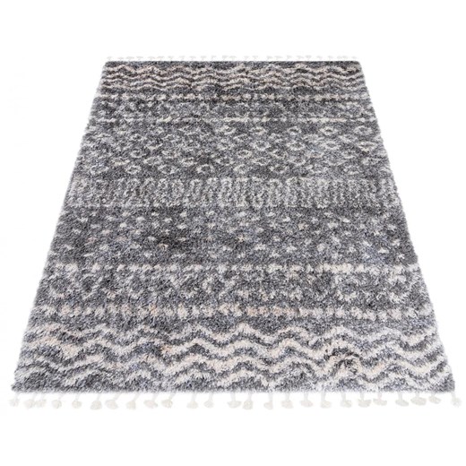 Ciemnoszary dywan shaggy - Nikari 4X Profeos One Size Edinos.pl