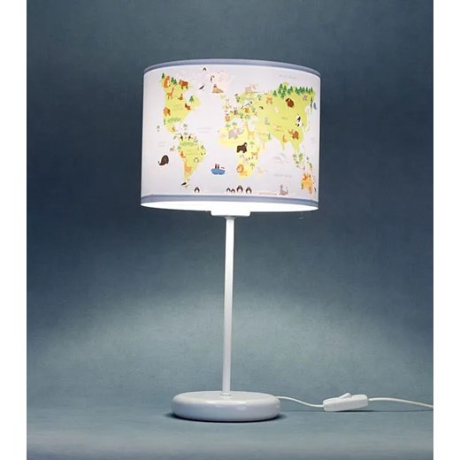 Lampka nocna dla dzieci z mapą świata - A327-Luso Lumes One Size Edinos.pl