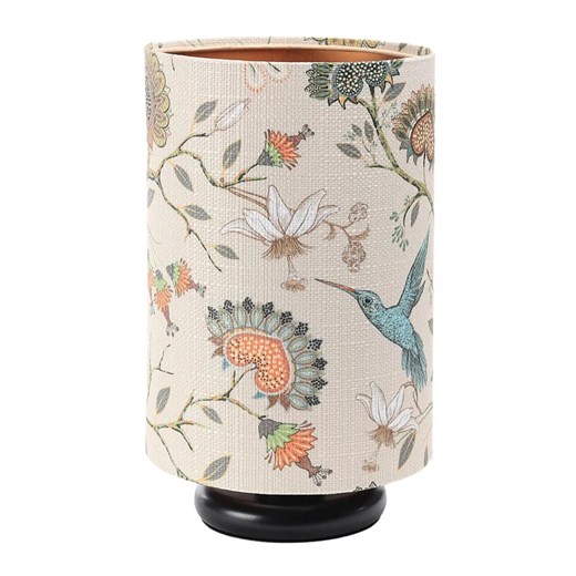 Czarna designerska lampka nocna tuba - S387 A8-H56 ze sklepu Edinos.pl w kategorii Lampy stołowe - zdjęcie 172266893