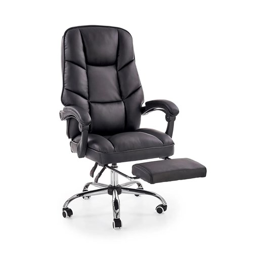 Ergonomiczny fotel gabinetowy Midio - czarny ze sklepu Edinos.pl w kategorii Krzesła biurowe - zdjęcie 172267362