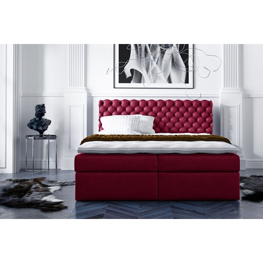 Łóżko kontynentalne Miami 180x200 - 44 kolory ze sklepu Edinos.pl w kategorii Łóżka i materace - zdjęcie 172267483