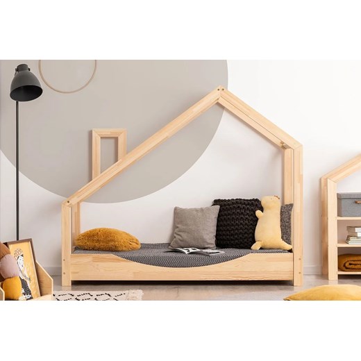 Drewniane łóżko dziecięce domek Lumo 6X - 23 rozmiary ze sklepu Edinos.pl w kategorii Łóżka dziecięce - zdjęcie 172267900