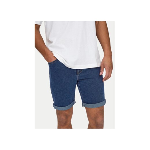 Only & Sons Szorty jeansowe Ply 22029039 Niebieski Regular Fit ze sklepu MODIVO w kategorii Spodenki męskie - zdjęcie 172268662